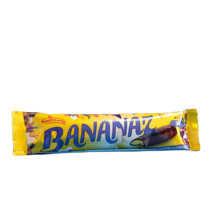 Суфле Bananaz со вкусом банана, в шоколадной глазури, 25 г