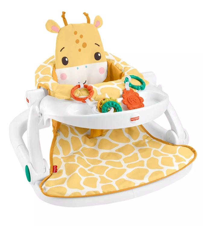 Детское кресло Fisher-Price Giraffe с подносом