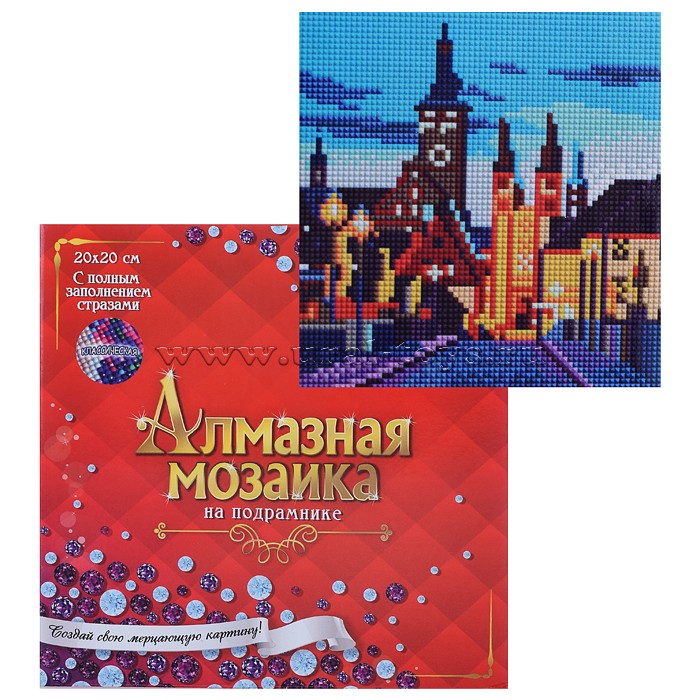 

Алмазная мозаика Рыжий кот Вечерний Вюрцбург AS20059
