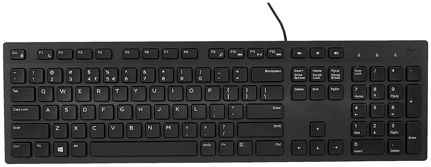 Проводная клавиатура Dell KB216 Black (580-ADGR)