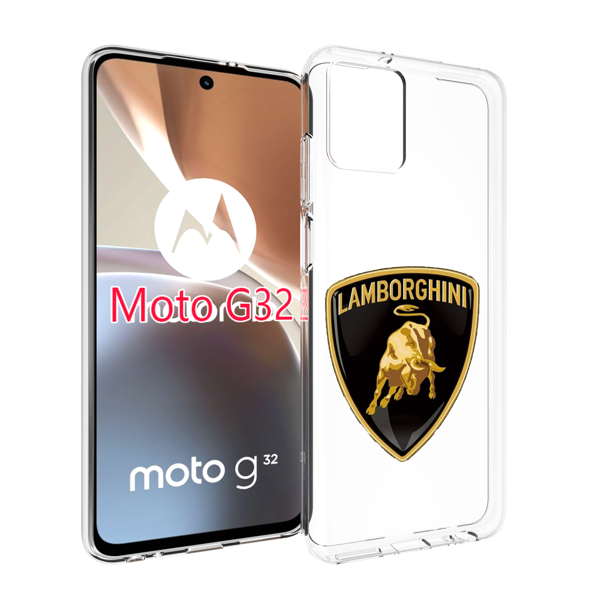 

Чехол MyPads lamborghini-2 для Motorola Moto G32, Прозрачный, Tocco