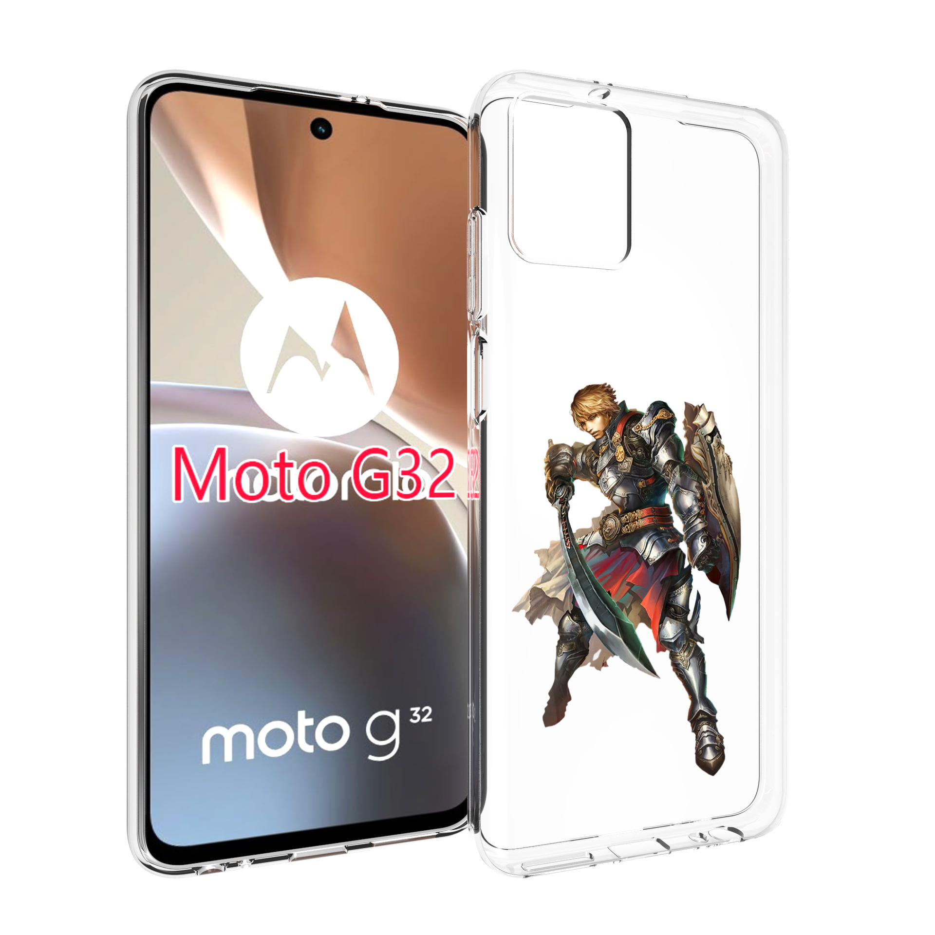 

Чехол MyPads lineage-2 для Motorola Moto G32, Прозрачный, Tocco
