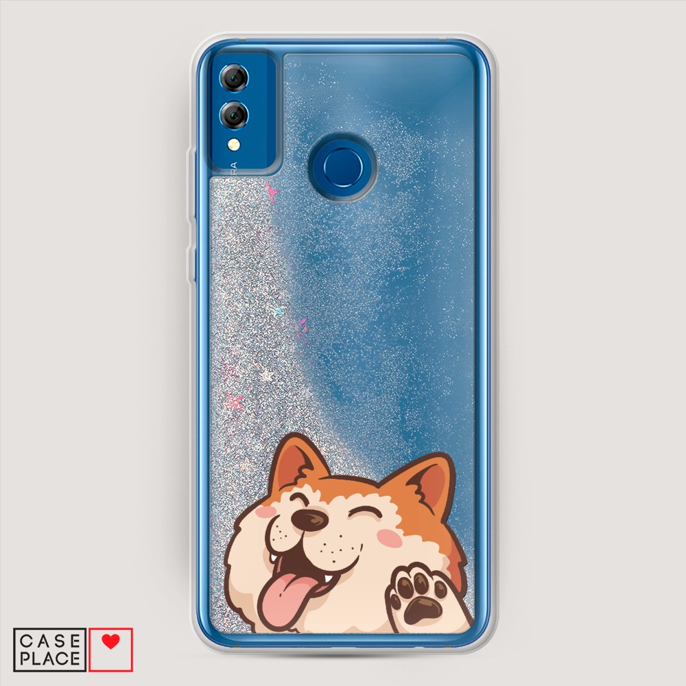 

Чехол Awog на Honor 8x "Акита-ину машет", Разноцветный, 66791-1