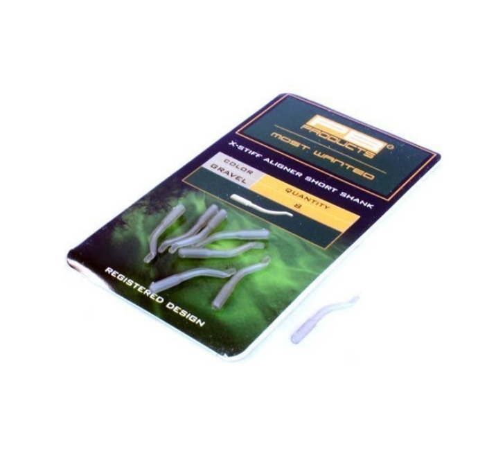 

Рыболовный кембрик PB Products X-Stiff Aligner Short Shank серый 20 мм, X-Stiff Aligner Short Shank