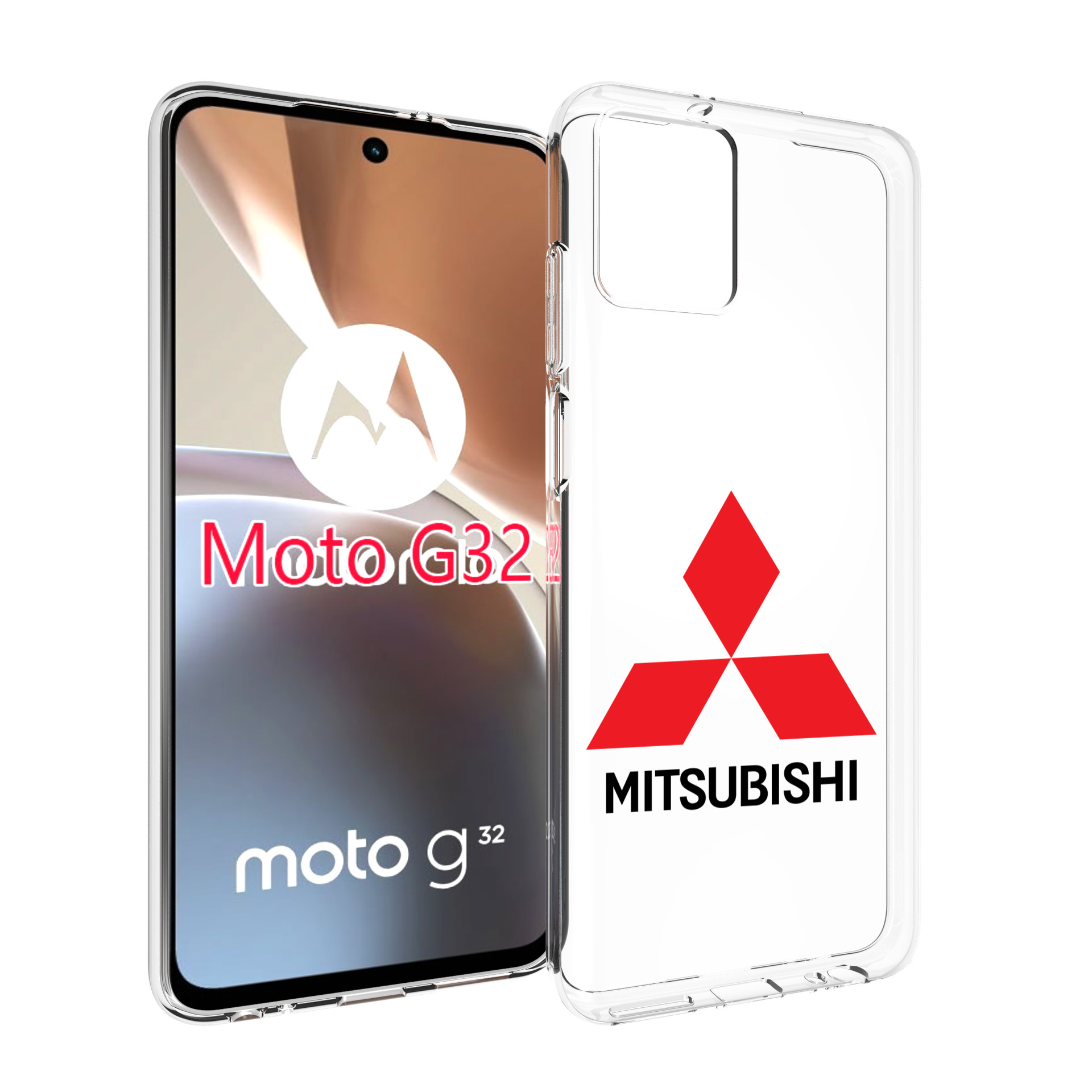 

Чехол MyPads mitsubishi-3 для Motorola Moto G32, Прозрачный, Tocco