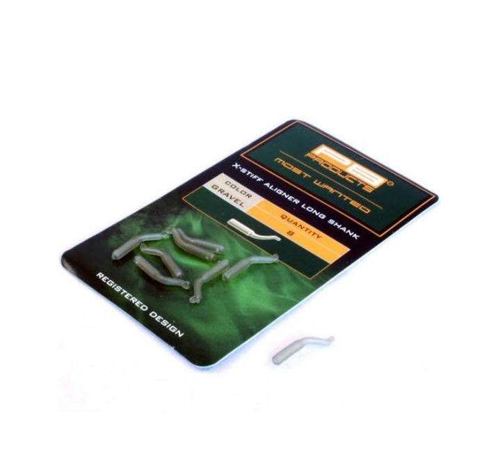 

Рыболовный кембрик PB Products X-Stiff Aligners Long Shank серый 20 мм, X-Stiff Aligners Long Shank