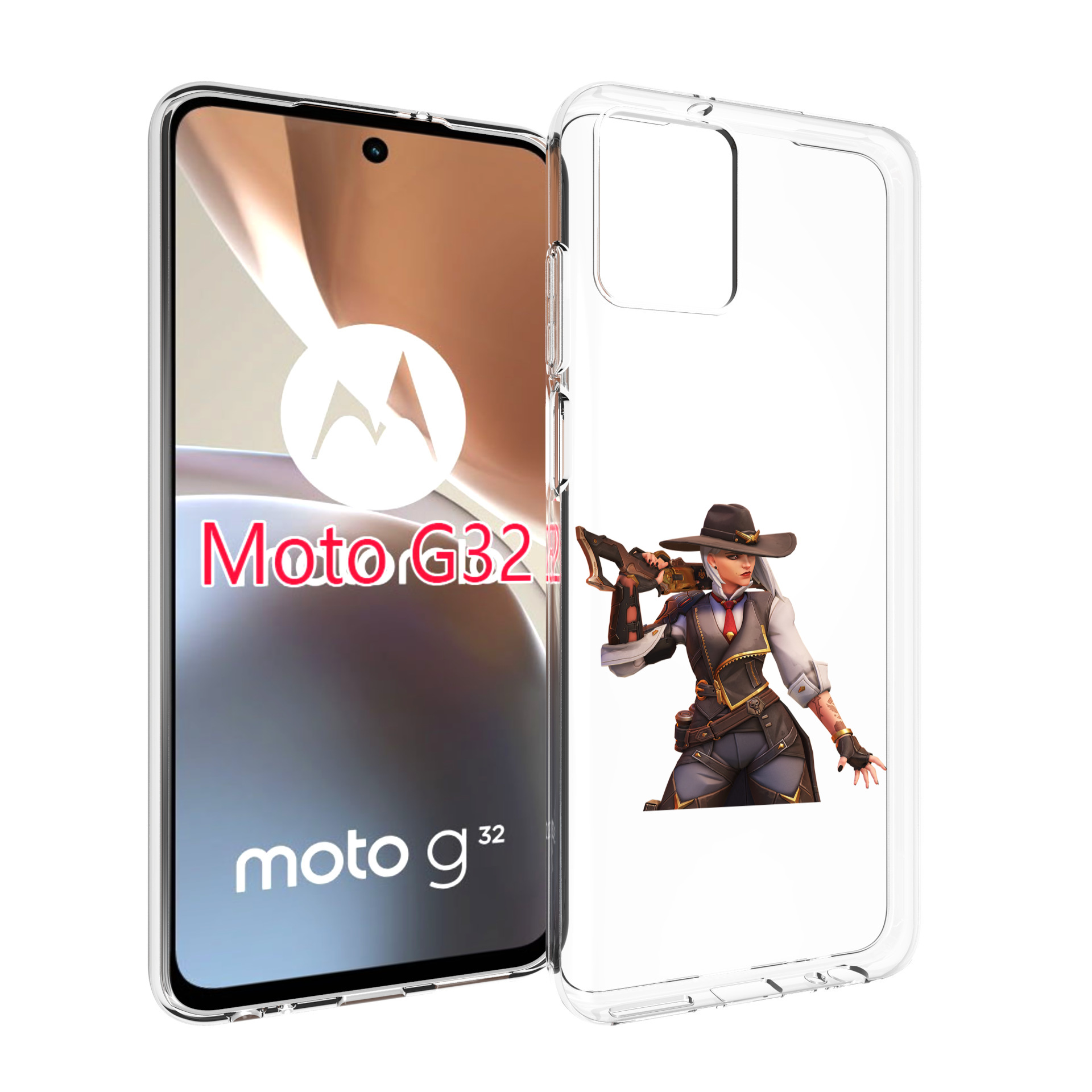 

Чехол MyPads overwatch для Motorola Moto G32, Прозрачный, Tocco