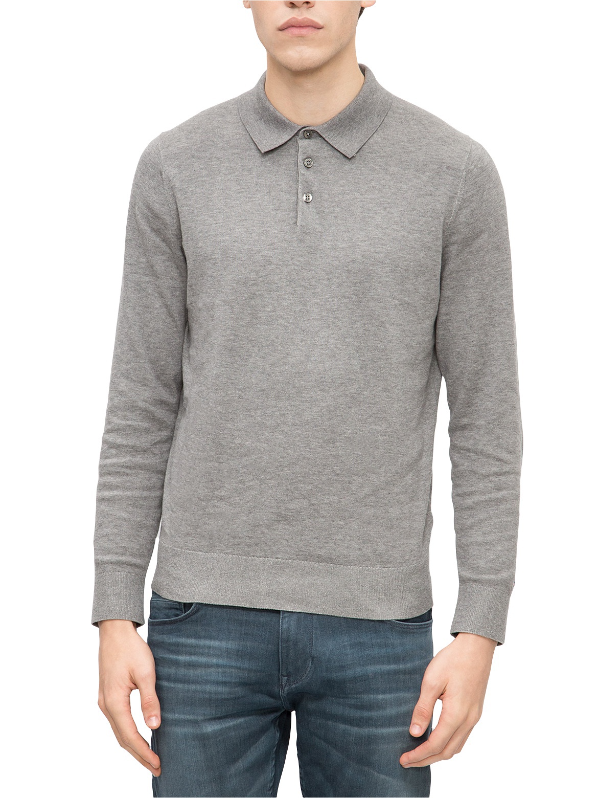 

Поло Tommy Hilfiger MW0MW04982, серый