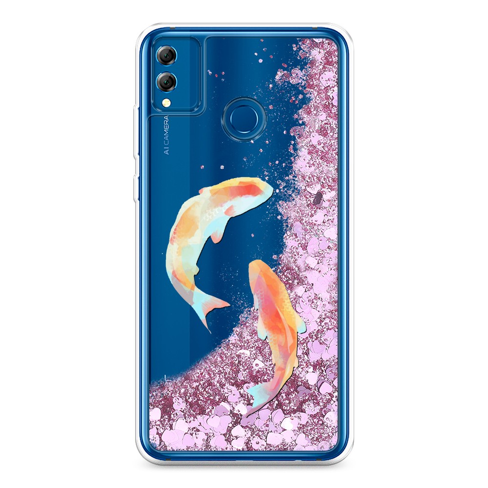 

Чехол Awog "Акварельные карпы" на Honor 8X, 66794-1