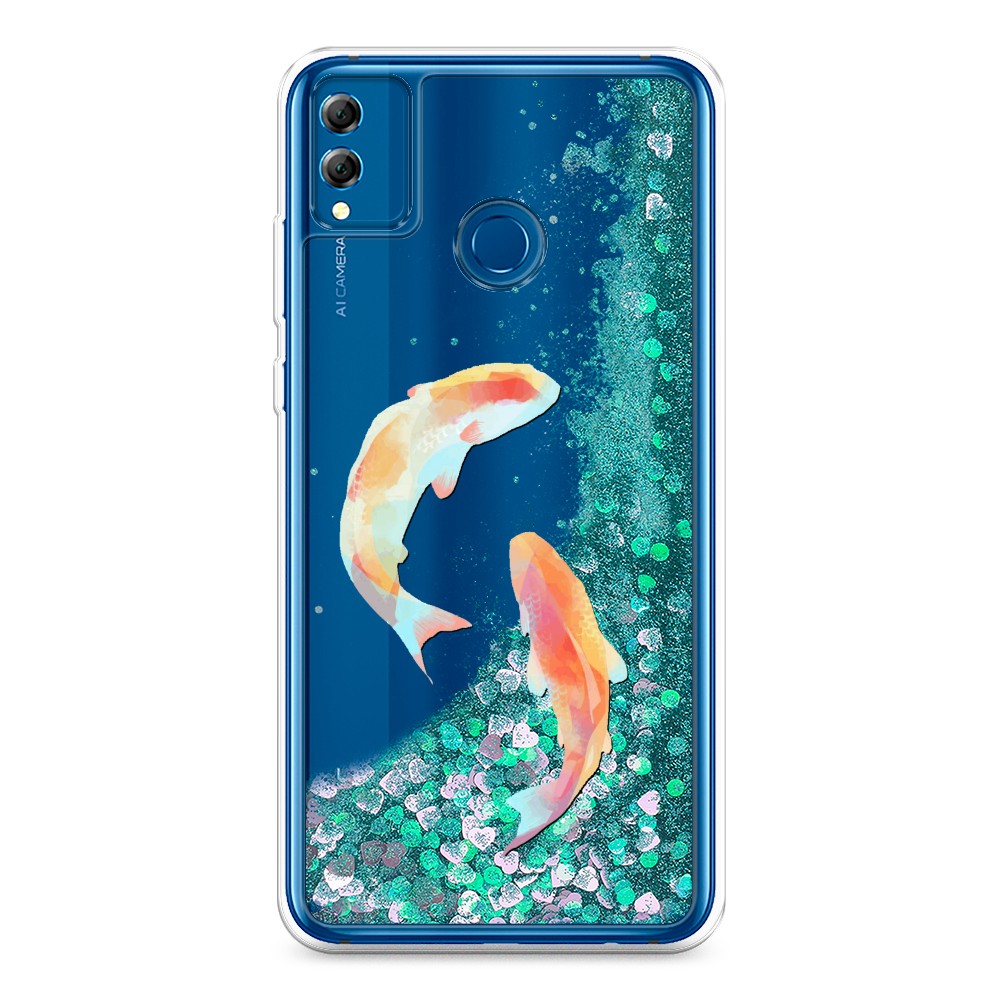 

Чехол Awog "Акварельные карпы" на Honor 8X, 66795-1