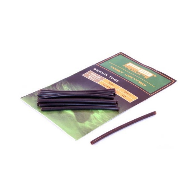 

Рыболовный кембрик PB Products Shrink Tube коричневый 1,6x20 мм, Shrink Tube