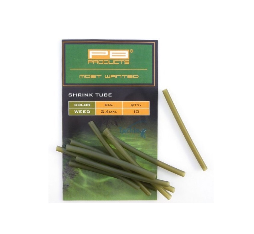 

Рыболовный кембрик PB Products Shrink Tube зеленый 2,4x20 мм, Shrink Tube