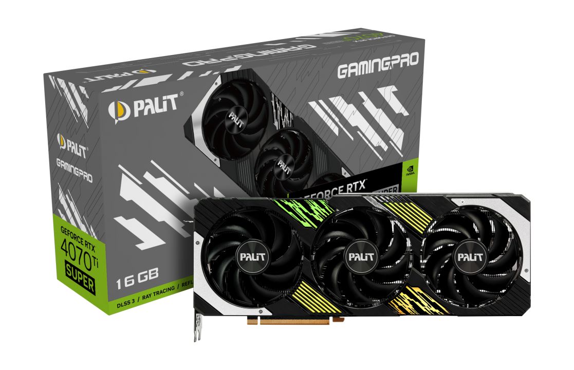 Видеокарта Palit NVIDIA GeForce RTX 4070 Ti SUPER GAMING PRO