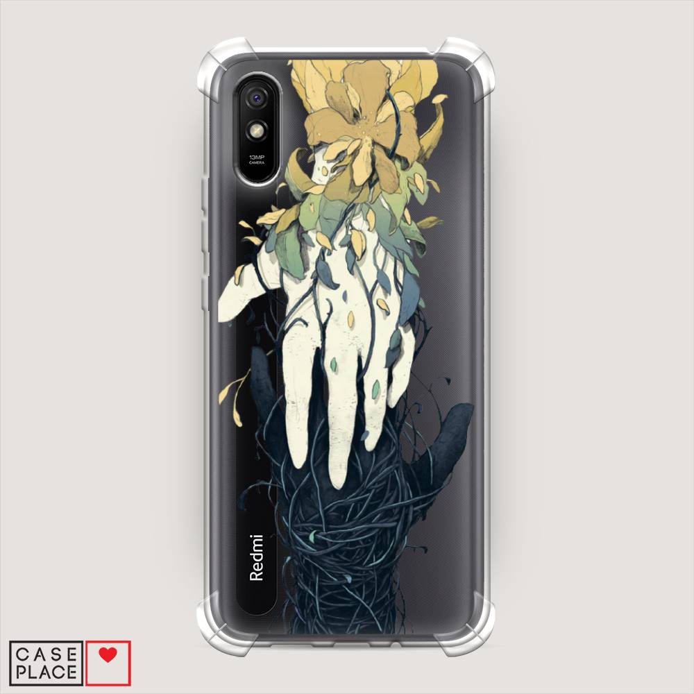 

Чехол Awog на Xiaomi Redmi 9A "Сплетения рук", Разноцветный, 38951-1