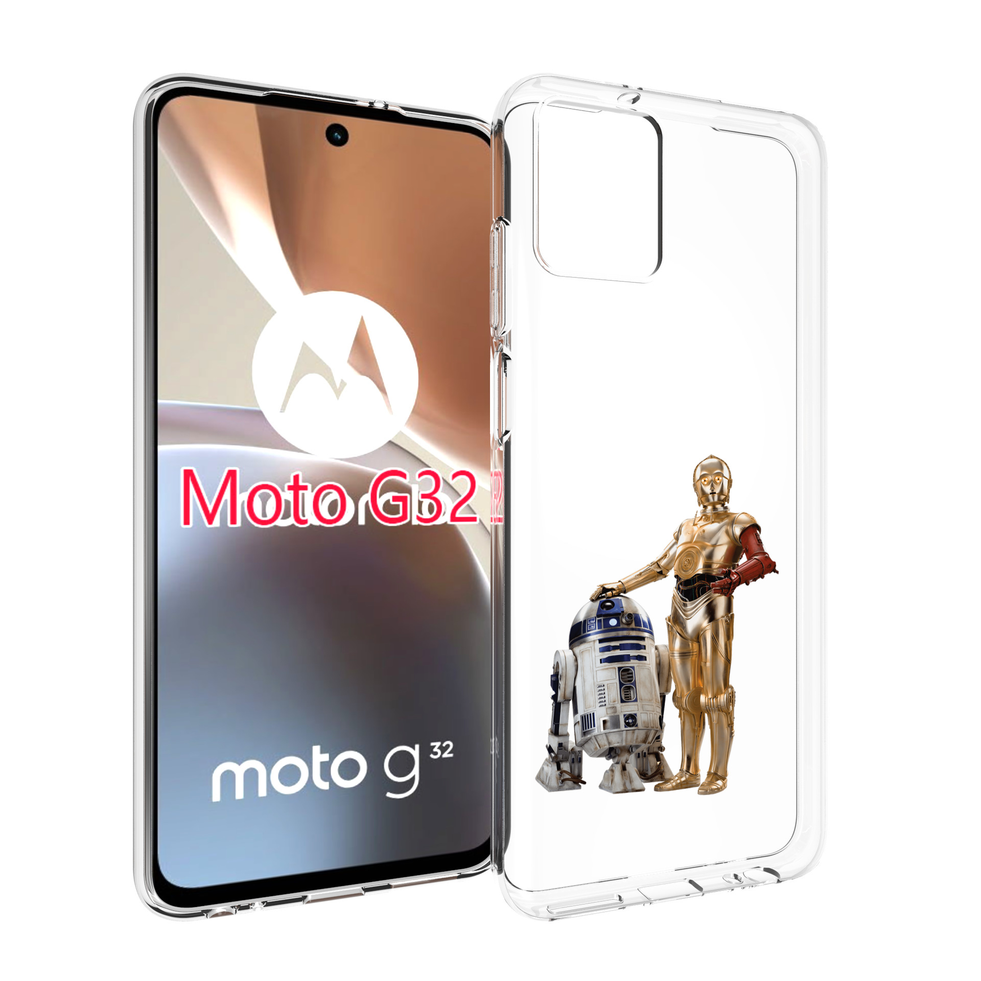 

Чехол MyPads starwars-звездные-воины для Motorola Moto G32, Прозрачный, Tocco