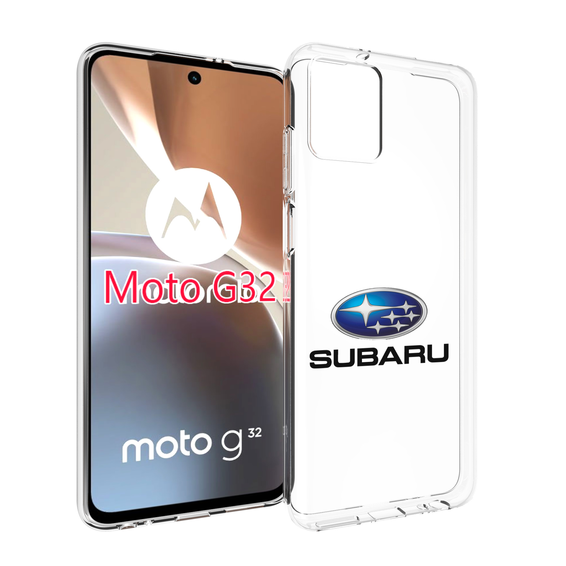 

Чехол MyPads subaru-4 мужской для Motorola Moto G32, Прозрачный, Tocco