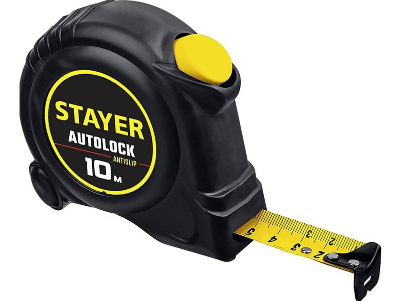 

Рулетка Stayer AutoLock 10m x 25mm 2-34126-10-25