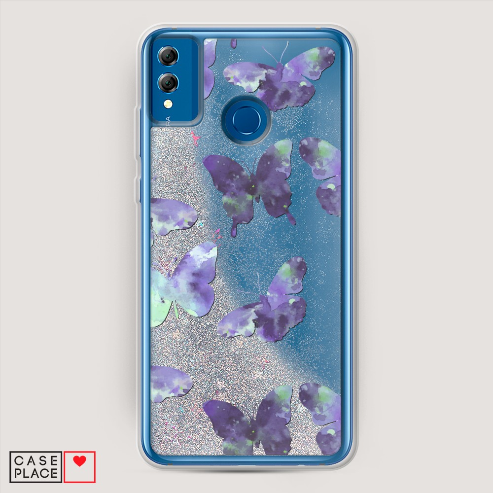 

Чехол Awog на Honor 8x "Бабочки отпечатки", Разноцветный, 66791-1