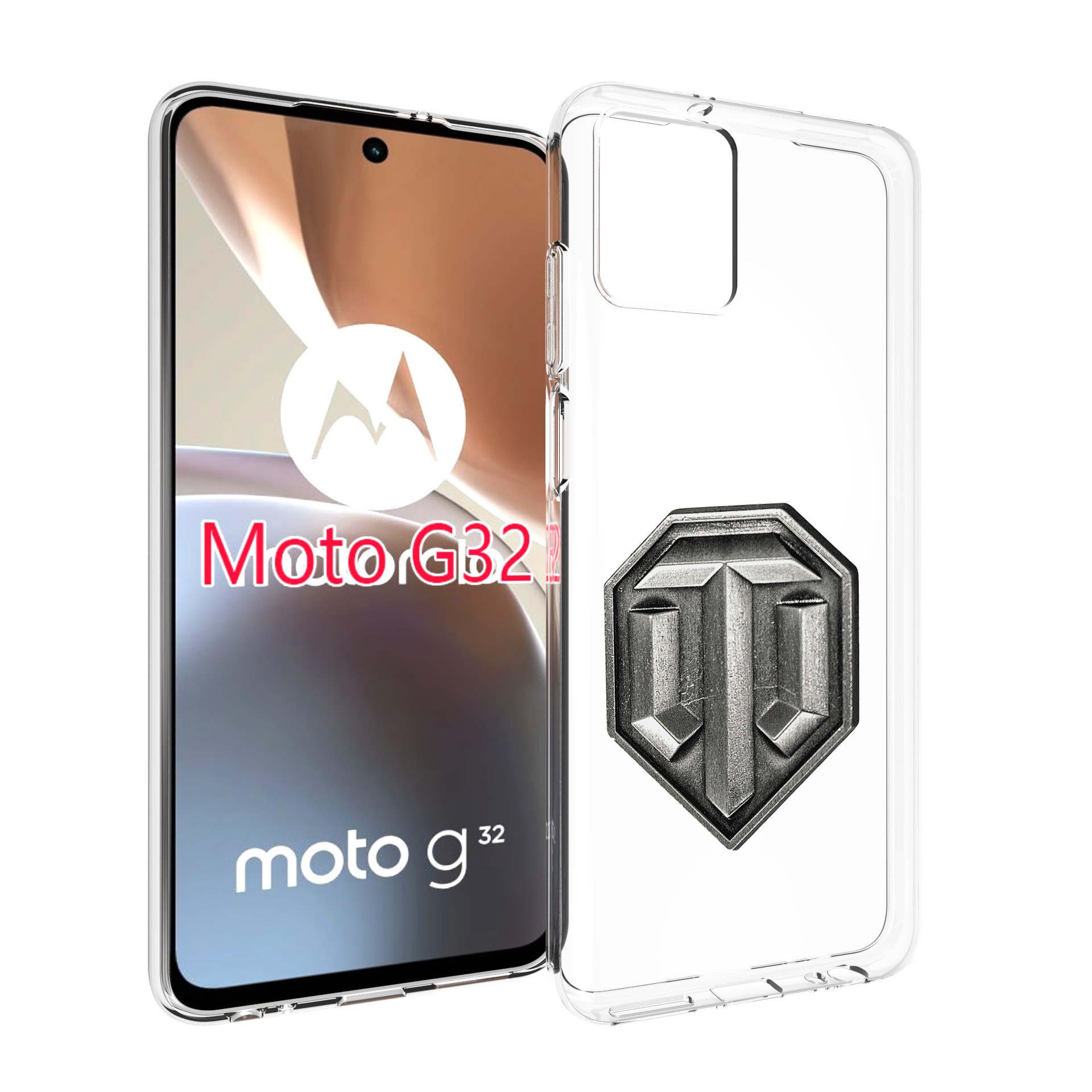 

Чехол MyPads world-of-tanks мужской для Motorola Moto G32, Прозрачный, Tocco
