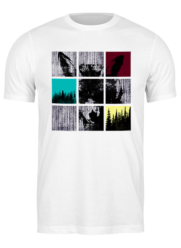 

Футболка мужская Printio Fox here белая 3XL, Белый, Fox here
