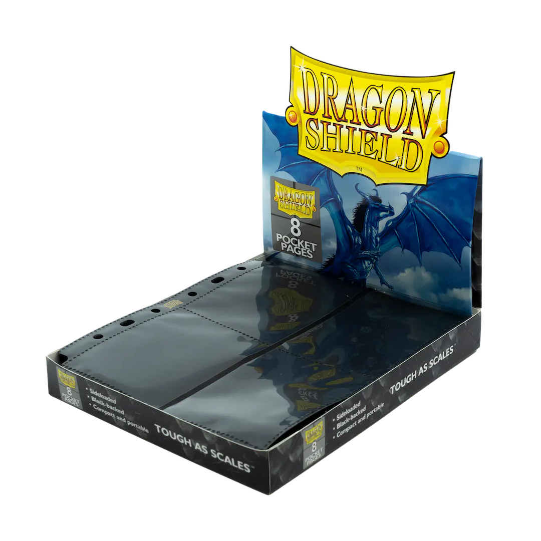 Упаковка 50 листов Dragon Shield 2х2 для альбома на 6 отверстий крепления упаковка листов двусторонних с кармашками 3х3 с боковой загрузкой blackfire синий