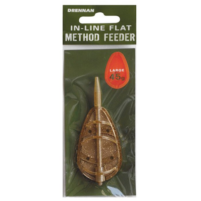 

Фидерная кормушка Drennan In-Line Flat Method Feeder капля, 45 г