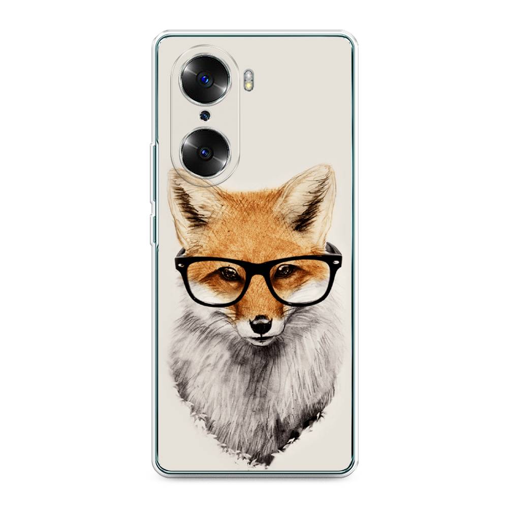 

Чехол Awog на Honor 60 "Лиса в очках", Разноцветный, 6106650-10
