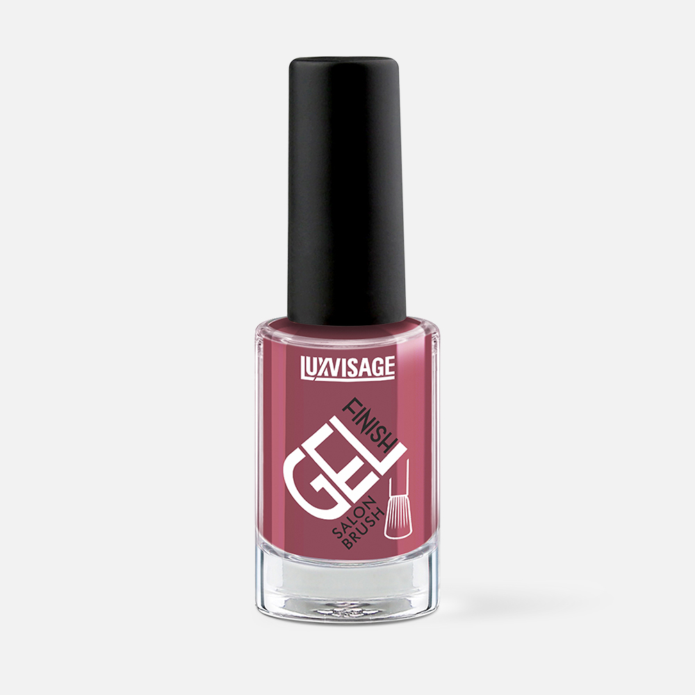 Лак для ногтей Luxvisage Gel Finish 14 Темный пепельно-розовый 9 г 387₽