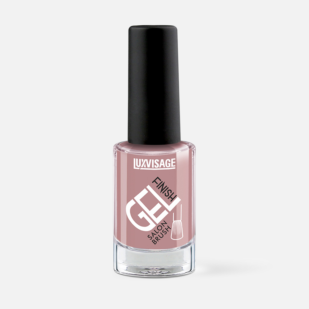 Лак для ногтей Luxvisage Gel Finish №16 Бежево-коричневый, 9 г