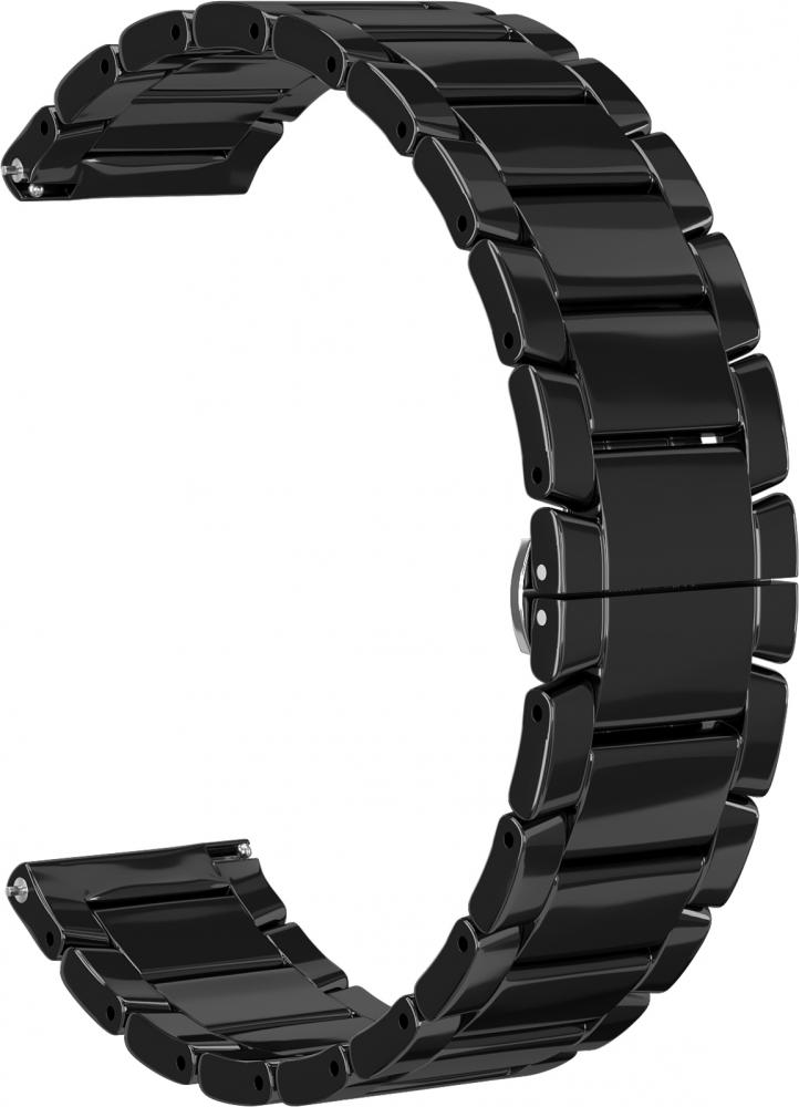 

Ремешок керамический GSMIN Bugle 20 для Vivoactive 3 (Черный), Ремешок керамический GSMIN Bugle 20 для Vivoactive 3