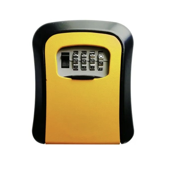 фото Сейф для ключей safeburg sb keybox c yellow, ключница настенная с кодовым замком