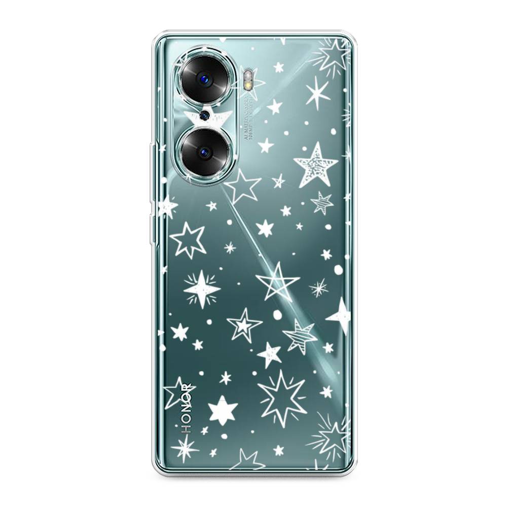 

Чехол Awog на Honor 60 "Звездочки графика белая", Разноцветный, 6106650-7