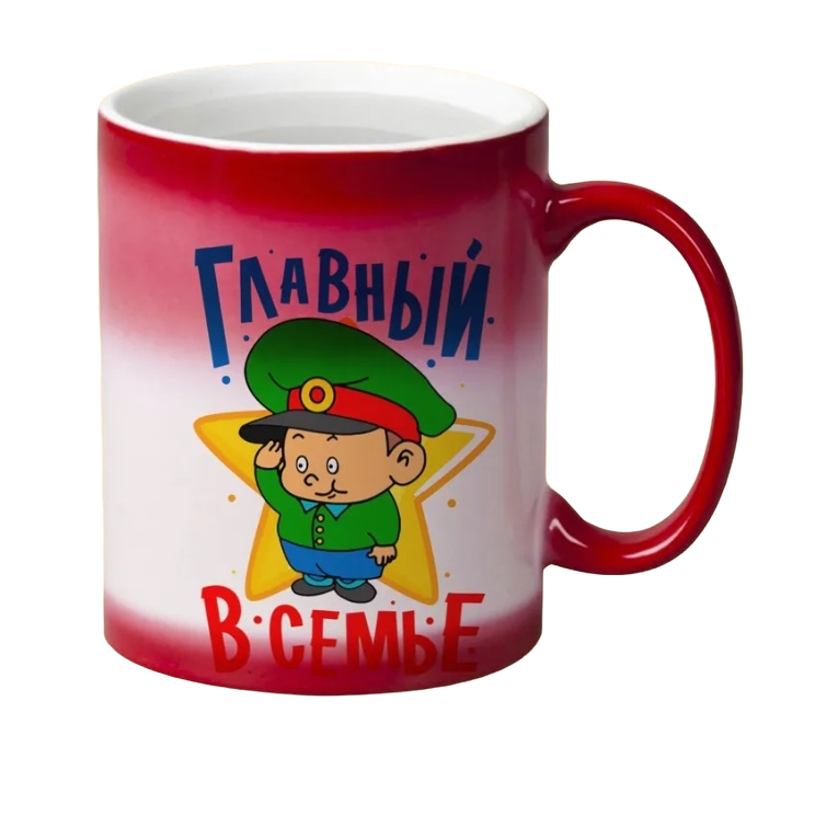 

Кружка CoolPodarok Семья. Главный в семье