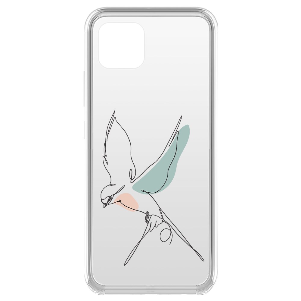

Чехол-накладка Krutoff Clear Case Полет для Realme C11