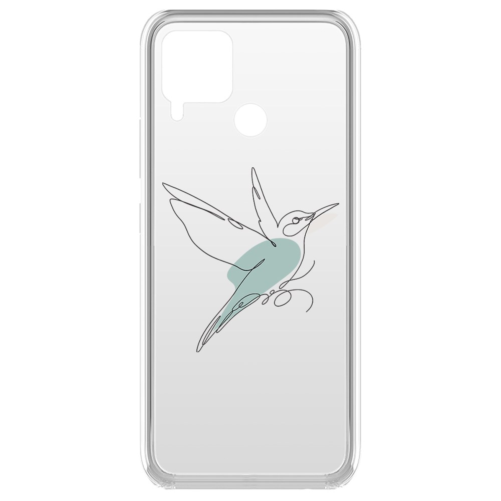 

Чехол-накладка Krutoff Clear Case Легкость для Realme C15