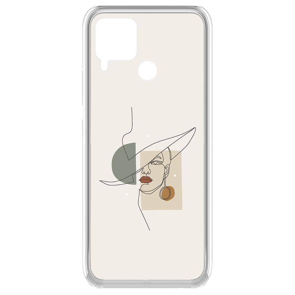 

Чехол-накладка Krutoff Clear Case Стиль для Realme C15