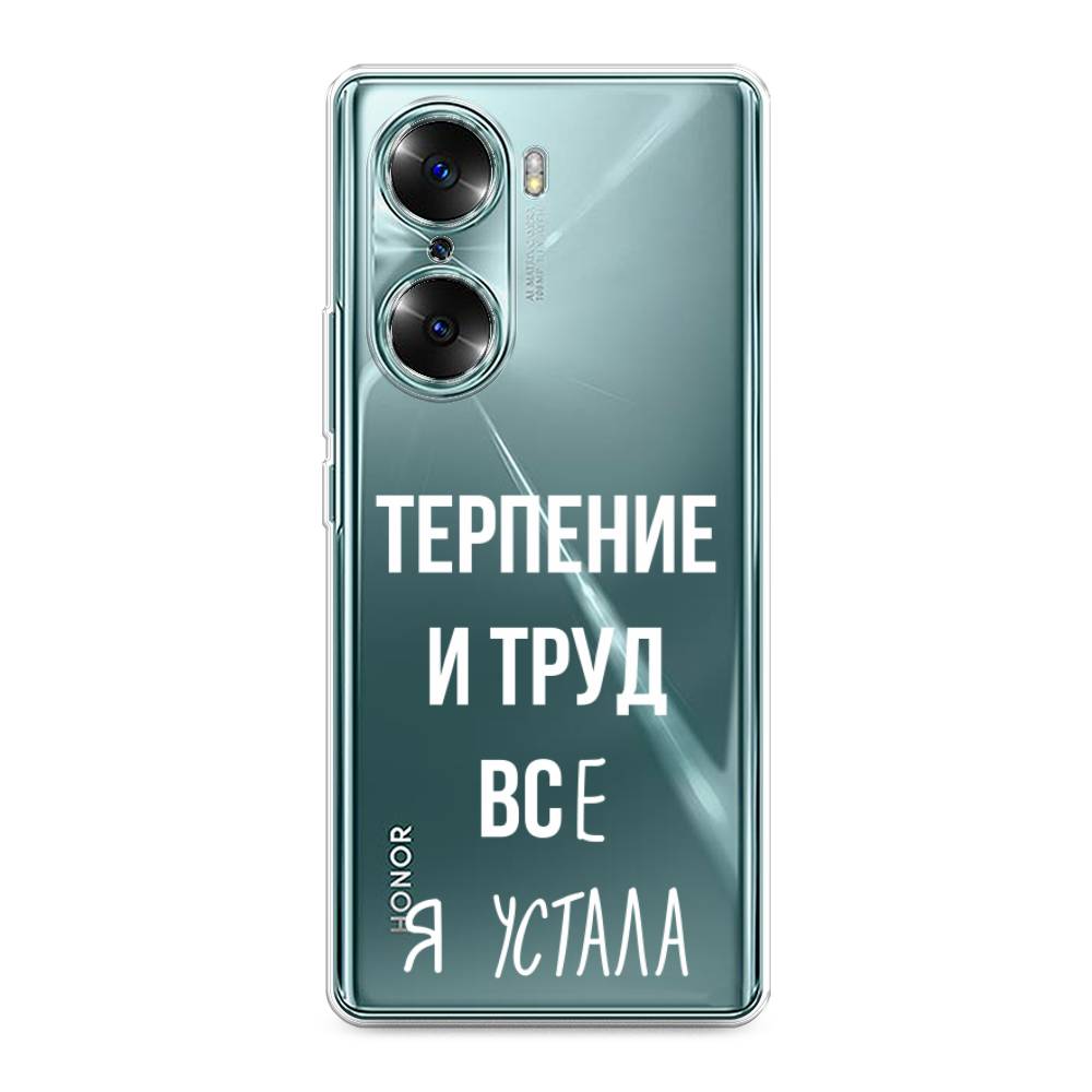 

Чехол Awog на Honor 60 "Все я устала", Разноцветный, 6106650-6