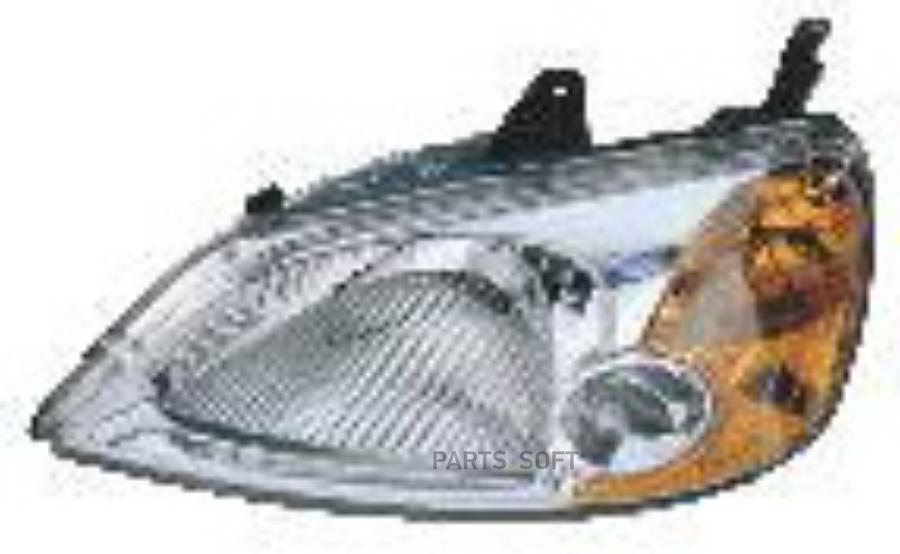 

217-1134L-Ld-Em фара Левая Электр Honda Civic 01-03 Depo 2171134LLDEM