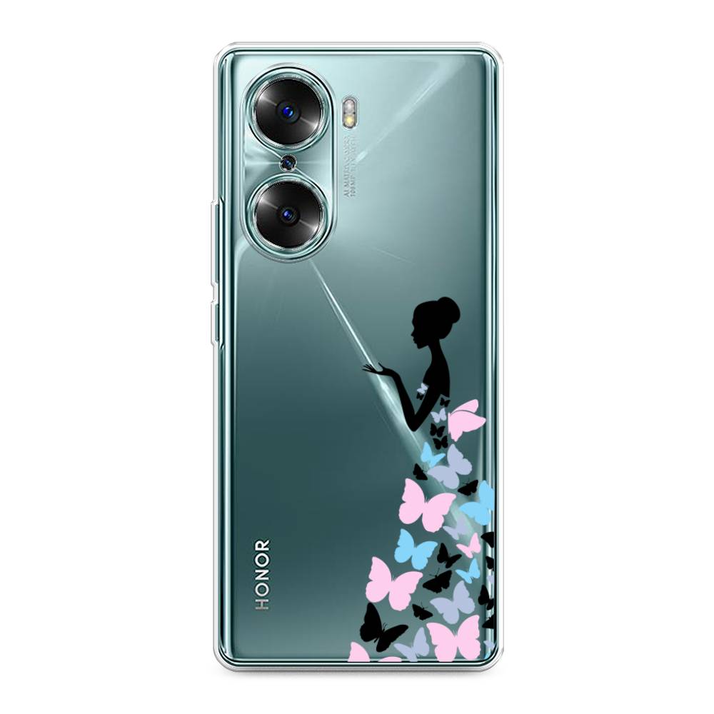 фото Чехол awog "платье из бабочек" для honor 60