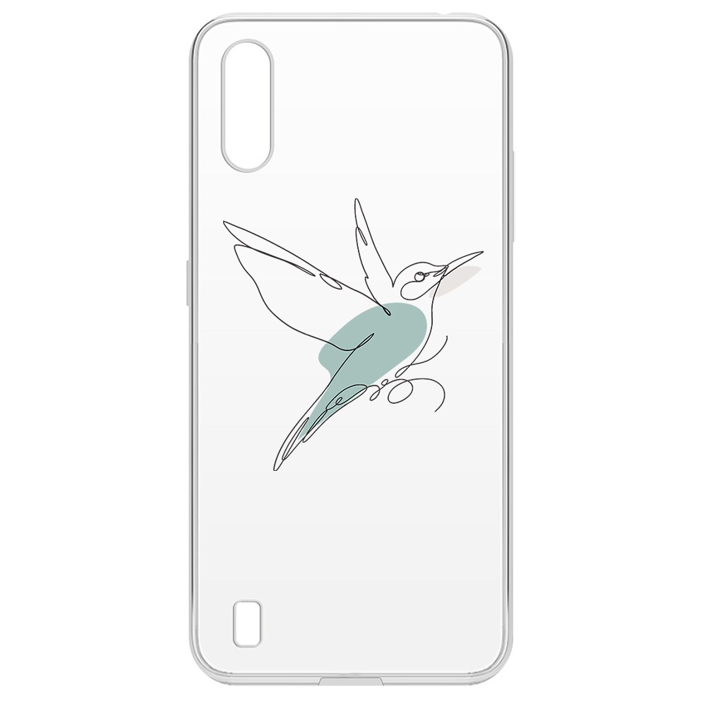 фото Чехол-накладка krutoff clear case легкость для samsung galaxy m01 (m015)