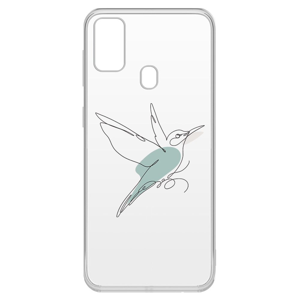 фото Чехол-накладка krutoff clear case легкость для samsung galaxy m30s