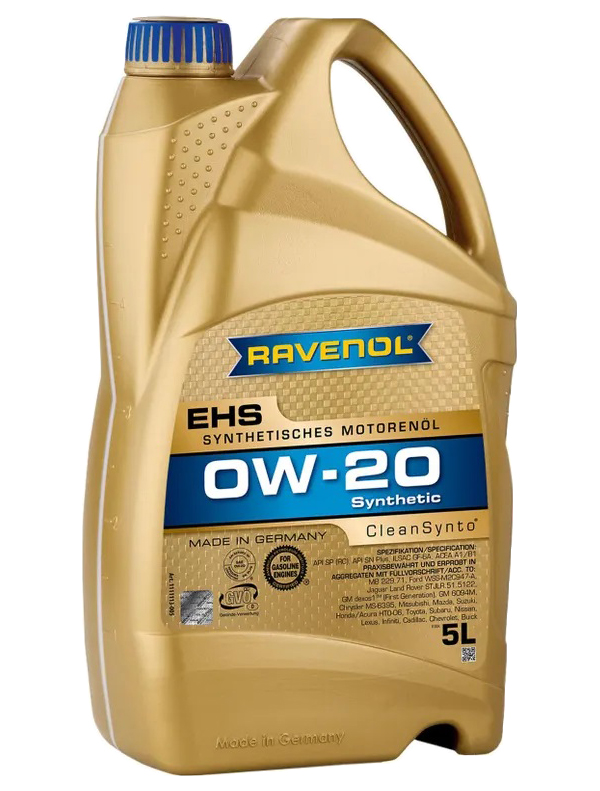 

Моторное масло Ravenol Ehs Sae 0w20 5л