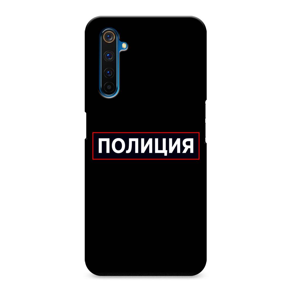 

Пластиковый чехол "Police logo" на Realme 6 Pro, 252820-4