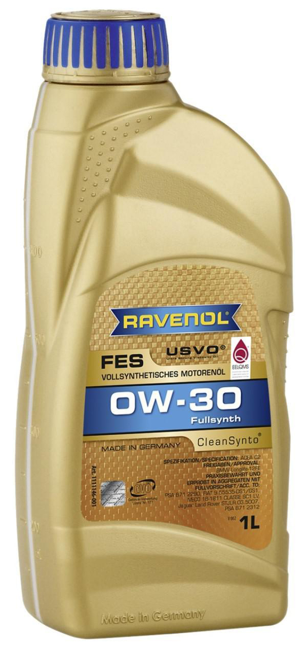 фото Ravenol моторное масло ravenol fes sae 0w-30 (1л) new