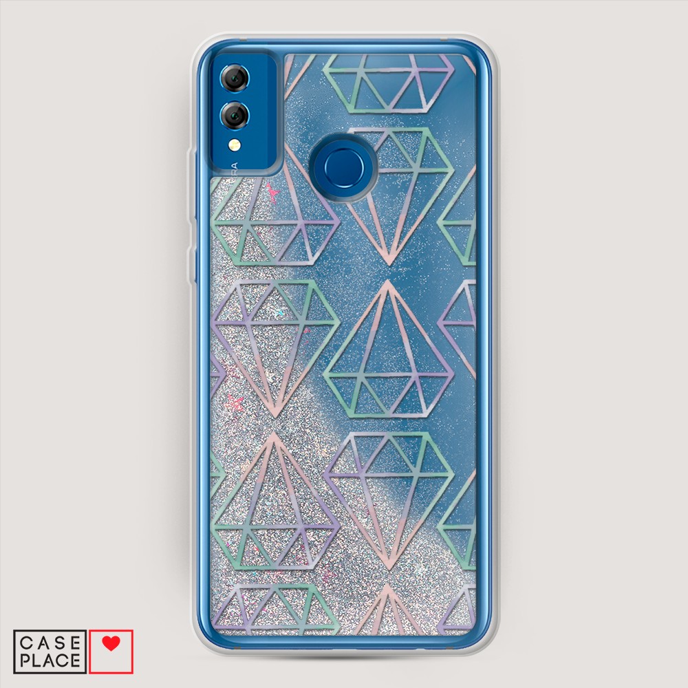 

Чехол Awog на Honor 8x "Бриллианты голографика", Разноцветный, 66791-1