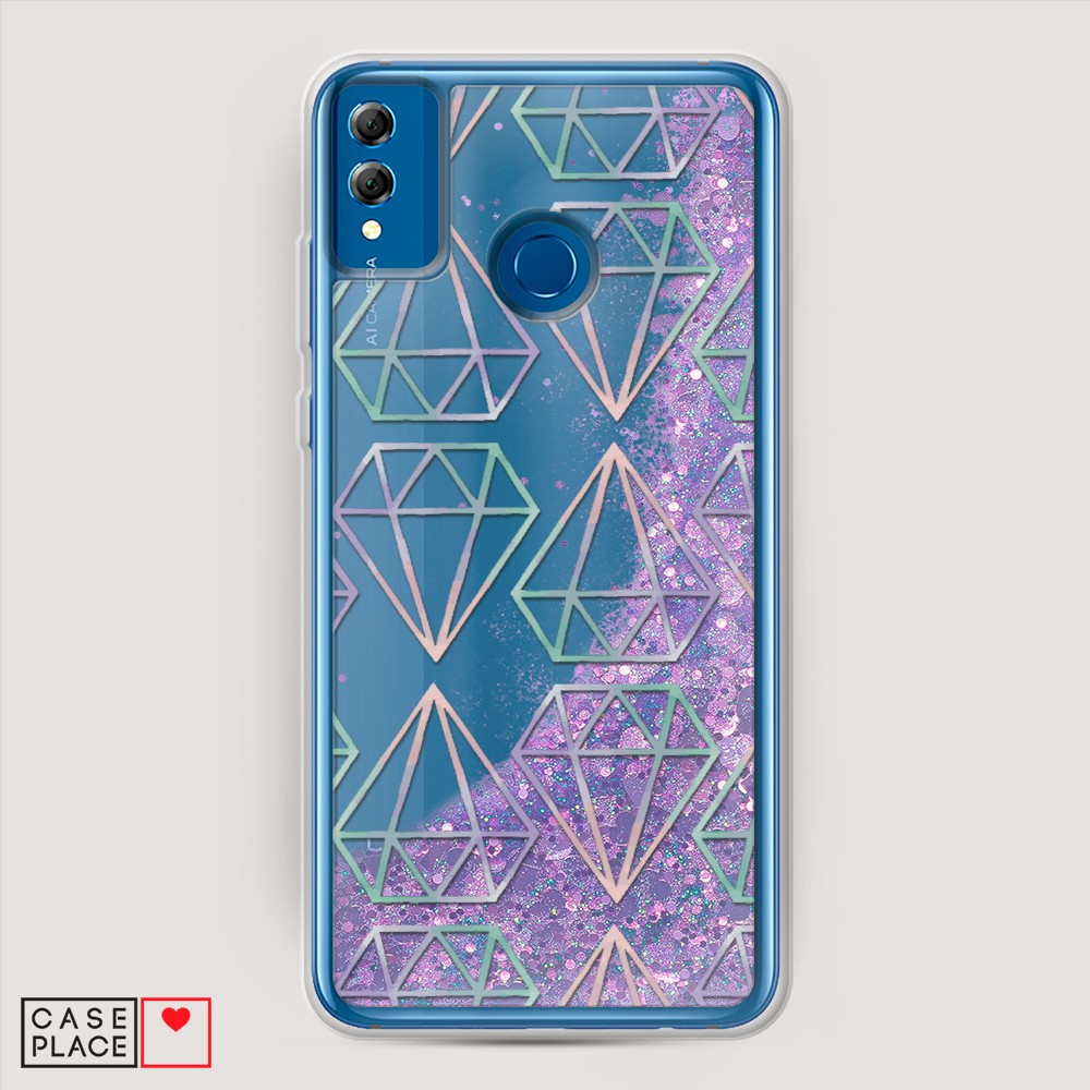 

Чехол Awog на Honor 8x "Бриллианты голографика", Разноцветный, 66792-1