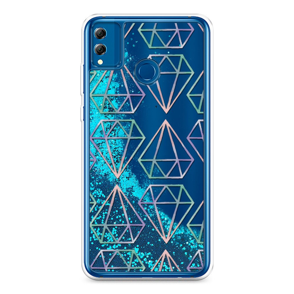фото Силиконовый чехол "звездочки графика белая" на zte red magic 5s awog