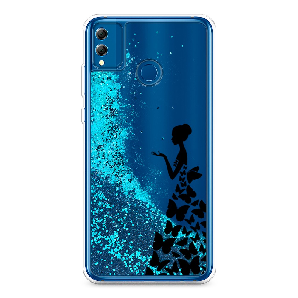 

Чехол Awog на Honor 8X "Дама в бабочках", Разноцветный, 66793-1