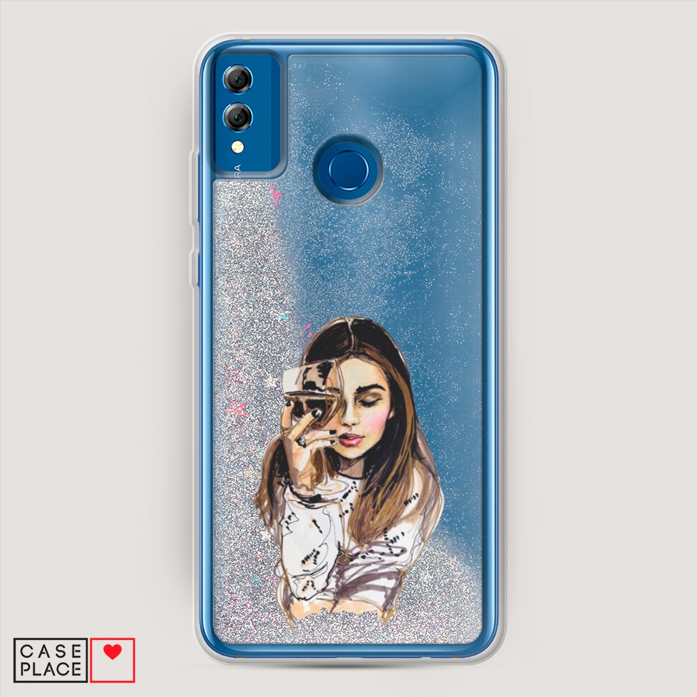 

Чехол Awog на Honor 8x "Девушка с бокалом", Разноцветный, 66791-1