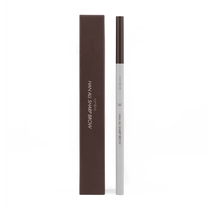Карандаш для бровей Rom&nd Han All Flat Brow W1 Gentle Brown 10г